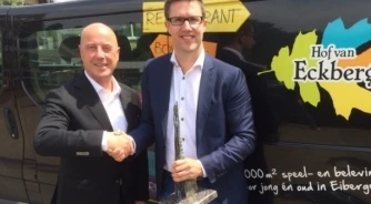 De winnaar van 2015: Maarten Reimes van Hof van Eckberge!