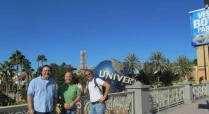 Met Erwin Taets en Dirk Lubbers bij Universal Orlando