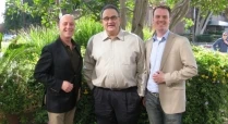 In LA met Bob Rogers en Jeroen Holman